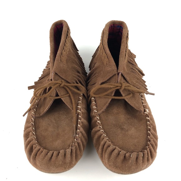 Mossimo Supply Co. Shoes - Mossimo Supply Co Leather Fringe Moccasins
